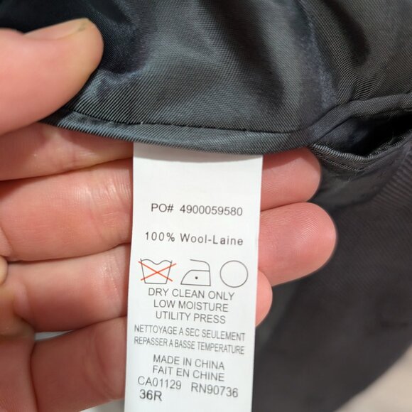 Men suits 100% wool like NEW - size 36R - Picture 5 of 6